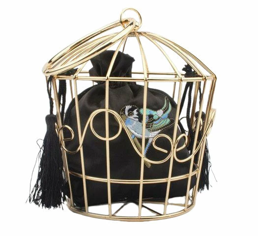 Nicoletta Carlone ACCESSORIES "Avery" Birdcage Shaped Bag (pre-order) 3 Nicoletta Carlone ACCESSORIES "Avery" Birdcage Shaped Bag (pre-order)