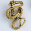Nicoletta Carlone "Accalia" Gold Snake Brooch Shop