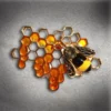 Nicoletta Carlone Shop "Honey" Bee And Honeycomb Brooch