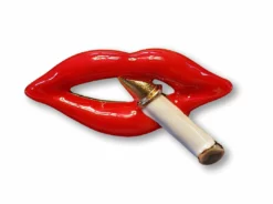 Nicoletta Carlone JEWELRY "Lolita" Lips Brooch
