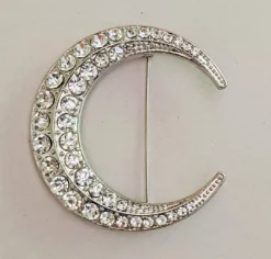 Nicoletta Carlone "Orphea" Victorian Style Moon Brooch