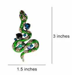 Nicoletta Carlone "Sylvia" Snake Brooch JEWELRY