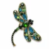 Nicoletta Carlone "Zandra" Rhinestone Dragonfly Brooch