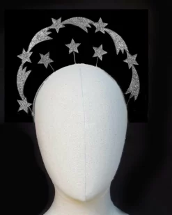 Nicoletta Carlone "Cosima" Comet And Star Halo Crown
