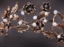 Nicoletta Carlone "Whitney" Pearl Flower Crown