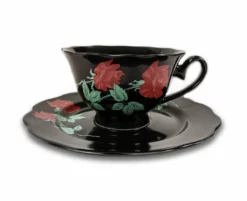 Nicoletta Carlone "Agatha" 1920s Style Novelty Teacup And Saucer Set (perfectly Imperfect)