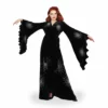 Nicoletta Carlone "Carlotta" Hand Embroidered Velvet Edwardian Style Spiderweb Robe