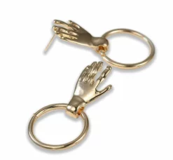 Nicoletta Carlone Shop "Fable" Hand Hoop Earrings