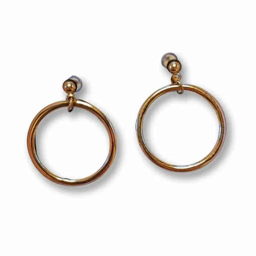 Nicoletta Carlone JEWELRY "Marilyn" Golden Hoop Earrings