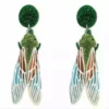 Nicoletta Carlone Shop "Sabina" Acrylic Cicada Earrings 1 Nicoletta Carlone Shop "Sabina" Acrylic Cicada Earrings