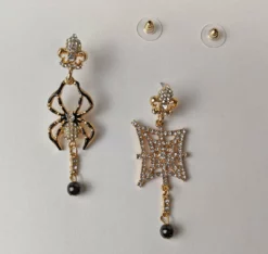 Nicoletta Carlone "Sukey" Spider And Web Earrings