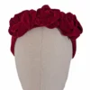 Nicoletta Carlone "Norah" Red Velvet Roses Headband