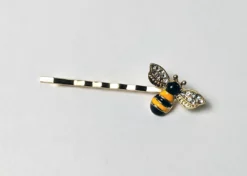 Nicoletta Carlone "Bea" Enamel And Gold-tone Bee Hair Pin