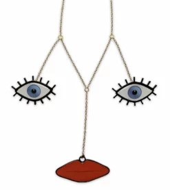 Nicoletta Carlone "Aimee" Face Necklace