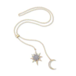 Nicoletta Carlone "Carol" Celestial Necklace - Gold-tone