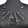 Nicoletta Carlone "Trista" Spiderweb Statement Necklace