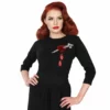 Nicoletta Carlone READY TO WEAR "Jezebel" Heart And Dagger Sweater (pre-order)