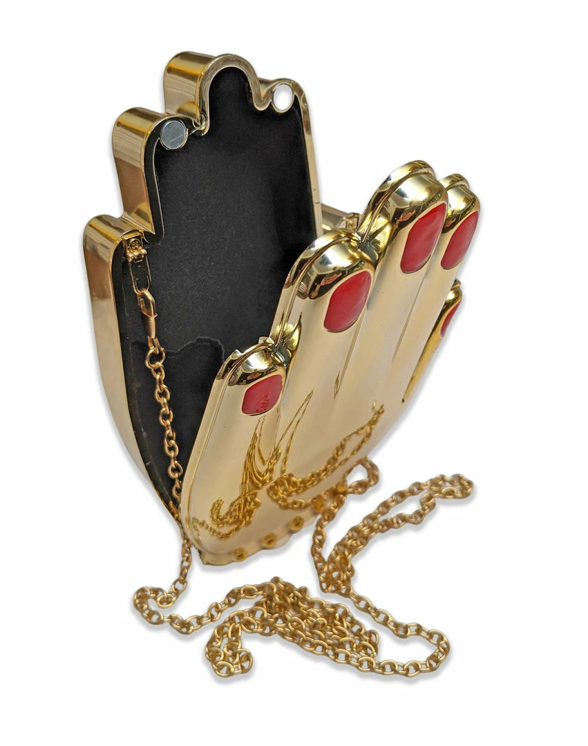 Nicoletta Carlone Shop "Delia" Hand Purse - Golden 4 Nicoletta Carlone Shop "Delia" Hand Purse - Golden