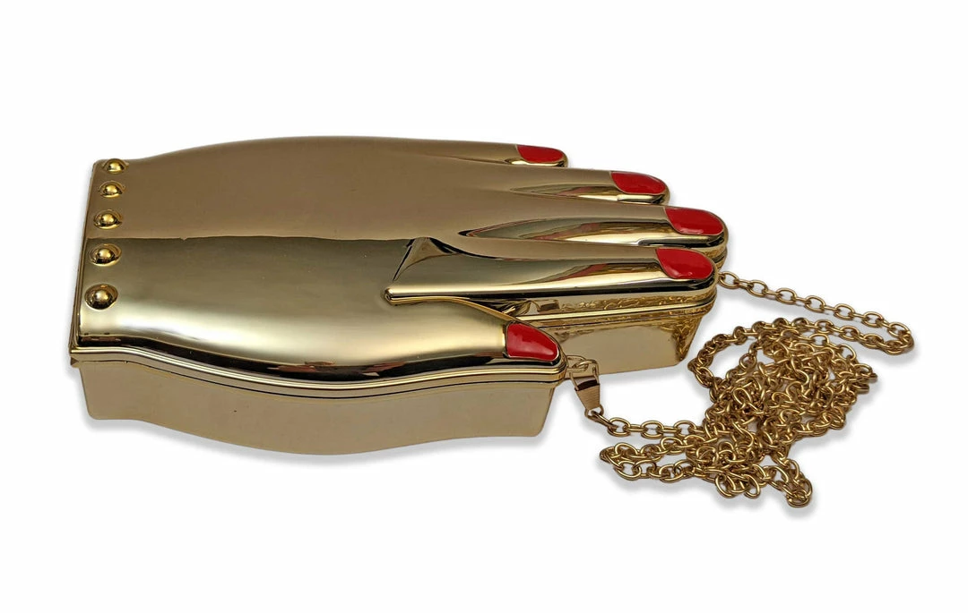 Nicoletta Carlone Shop "Delia" Hand Purse - Golden 5 Nicoletta Carlone Shop "Delia" Hand Purse - Golden