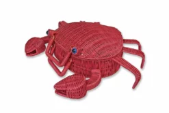 Nicoletta Carlone "Mr. Snappy" 1950s Style Novelty Wicker Rattan Bag (pre-order) ACCESSORIES
