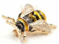 Nicoletta Carlone "Josephine" Enamel Bee Brooch JEWELRY