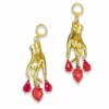 Nicoletta Carlone "Clara" Hand And Bleeding Heart Earrings Shop