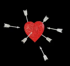 Nicoletta Carlone "Ginger" Heart And Arrows Brooch