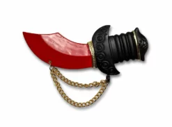 Nicoletta Carlone "Giulia" 1940s Style Scimitar Brooch