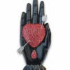 Nicoletta Carlone JEWELRY "Salome" Heart In Hand Brooch