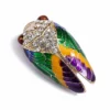 Nicoletta Carlone "Viola" Enamel Cicada Brooch Shop
