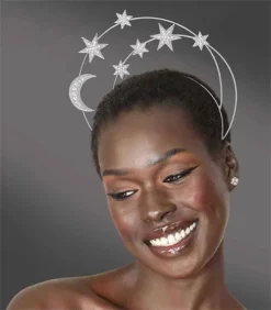 Nicoletta Carlone JEWELRY "Apollina" Moon And Stars Crown