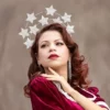 Nicoletta Carlone Shop "Celesta" Old Hollywood Style Starburst Halo Crown