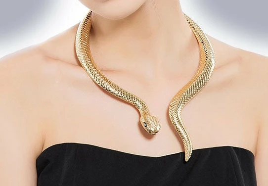 Nicoletta Carlone "Decima" Serpent Statement Necklace (pre-order) JEWELRY 4 Nicoletta Carlone "Decima" Serpent Statement Necklace (pre-order) JEWELRY