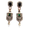 Nicoletta Carlone "Concordia" 1920s Style Art Deco Earrings