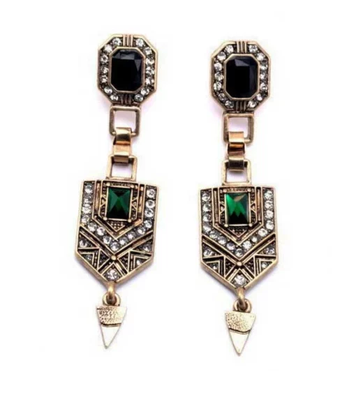 Nicoletta Carlone "Concordia" 1920s Style Art Deco Earrings
