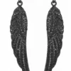 Nicoletta Carlone "Freya" Pave Wing Earrings Shop