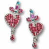 Nicoletta Carlone JEWELRY "Jezebel" Heart And Dagger Earrings