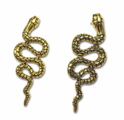 Nicoletta Carlone "Lacey" Snake Dangle Earrings Shop