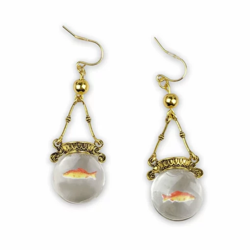 Nicoletta Carlone "Mireille" Victorian Style Fishbowl Earrings (pre-order)