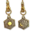 Nicoletta Carlone Shop "Diana" Moon And Star Earrings
