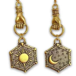 Nicoletta Carlone Shop "Diana" Moon And Star Earrings