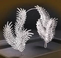 Nicoletta Carlone "Emilia" Feather Tiara