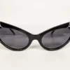 Nicoletta Carlone "Amelia" Mid-century Style Spiderweb Sunglasses