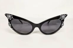 Nicoletta Carlone "Amelia" Mid-century Style Spiderweb Sunglasses