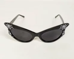 Nicoletta Carlone "Amelia" Mid-century Style Spiderweb Sunglasses