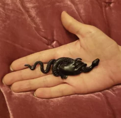 Nicoletta Carlone "Cordelia" Victorian Style Snake And Hand Brooch (pre-order)