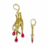 Nicoletta Carlone "Delia" Gold-tone Hand And Dagger Earrings