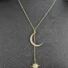 Nicoletta Carlone "Zita" Gold-tone Celestial Necklace Shop