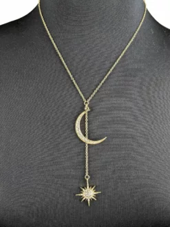 Nicoletta Carlone "Zita" Gold-tone Celestial Necklace Shop