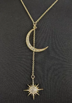 Nicoletta Carlone "Zita" Gold-tone Celestial Necklace Shop